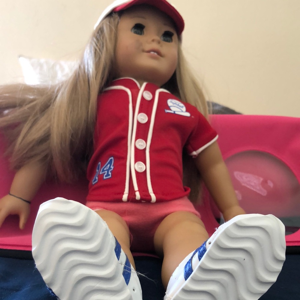 american girl softball set